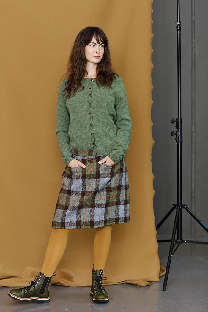 Mansted Midori Cardigan in Forest