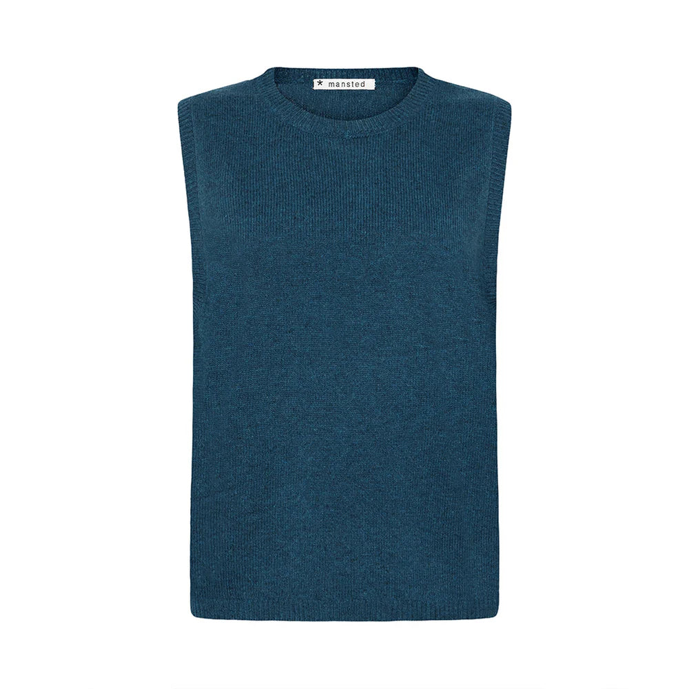 Mansted Mitos Vest in Dark Aqua