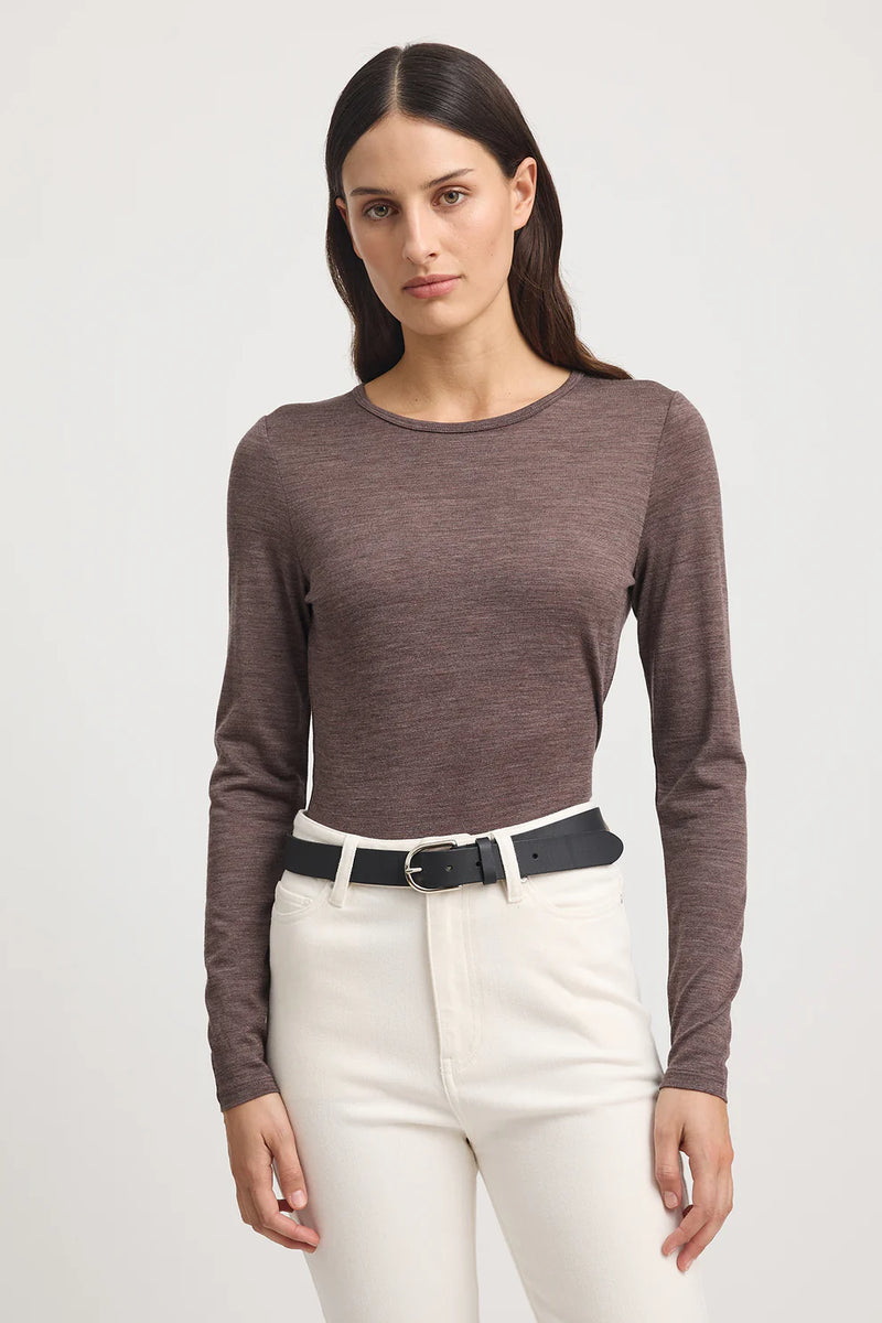 Toorallie Crew Merino L/S Tee 667