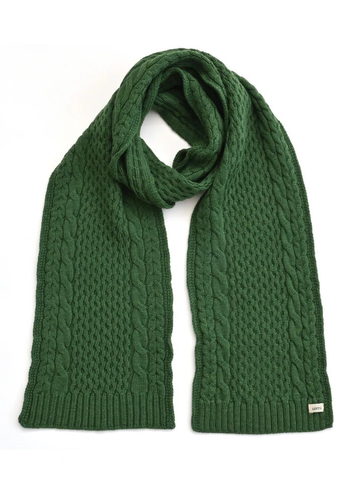Uimi Molly Aran Textured Scarf in Meadow