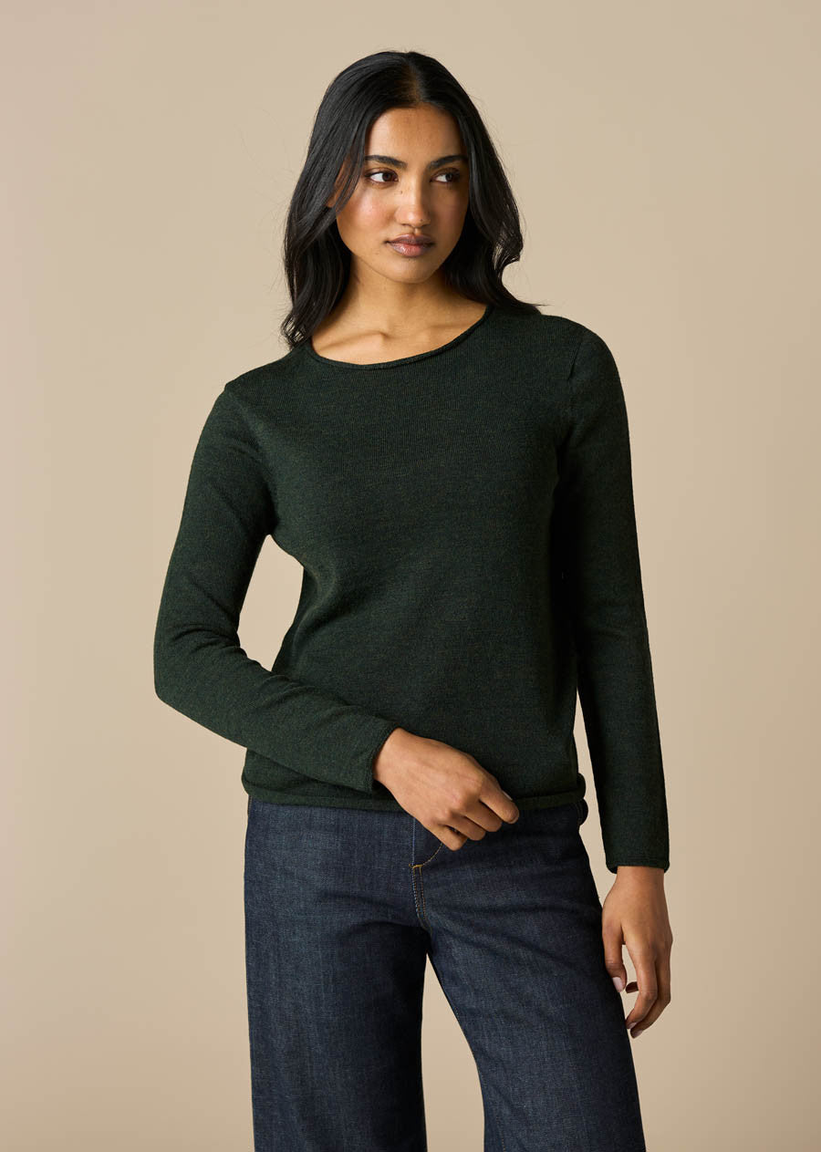 Uimi Phoebe Fine Jersey Top in Merino Wool in Multiple Colours