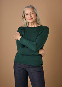 Uimi Phoebe Fine Jersey Top in Merino Wool