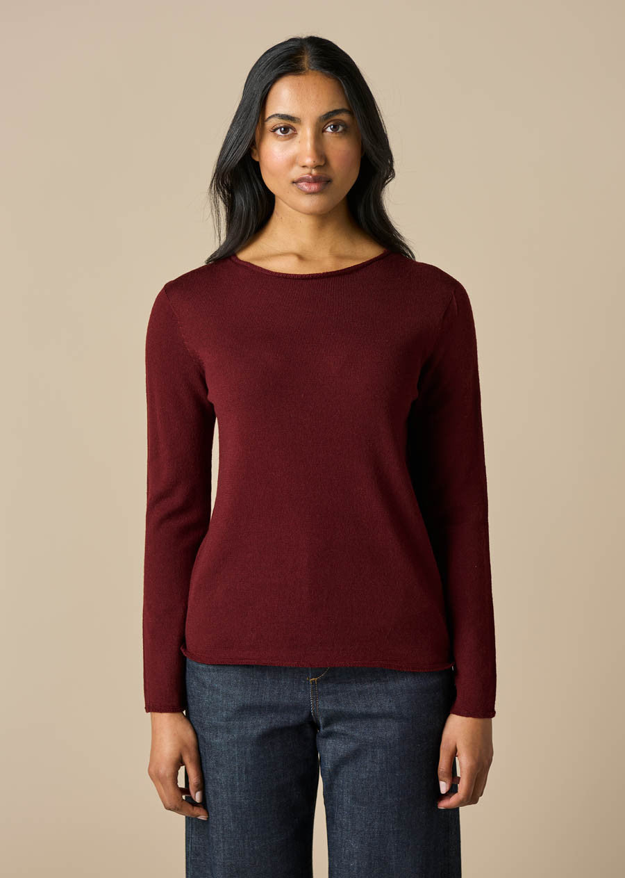 Uimi Phoebe Fine Jersey Top in Merino Wool in Multiple Colours