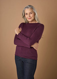 Uimi Phoebe Fine Jersey Top in Merino Wool