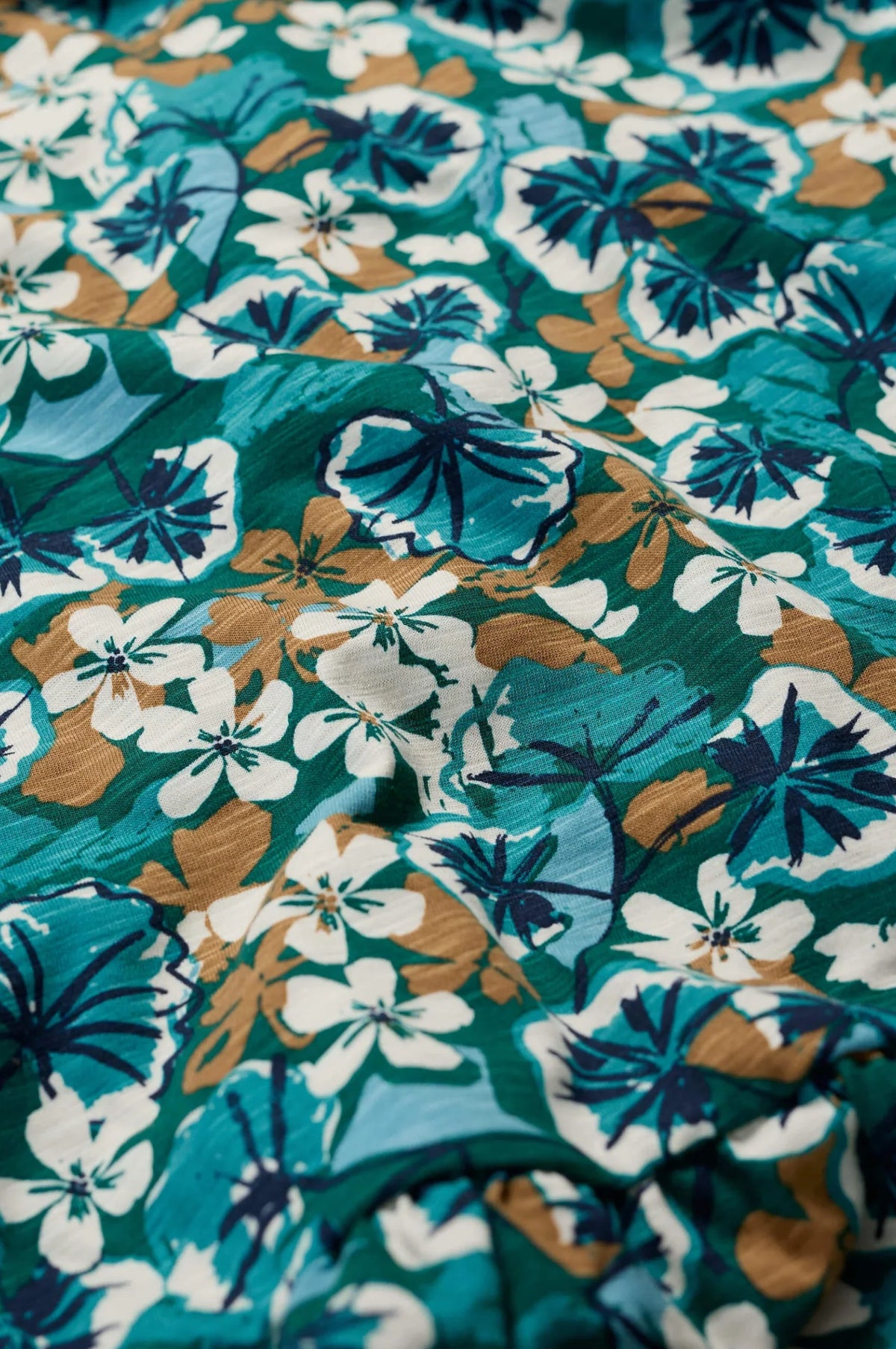 Rainette Dress - Spring Geraniums Pine Shoots