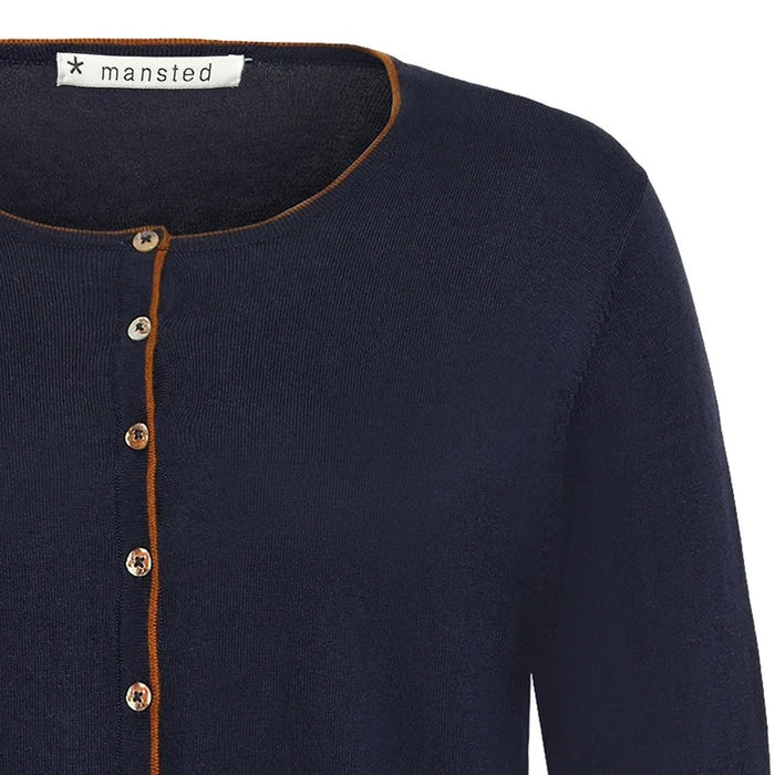 Mansted Yasmina Cardigan in Navy