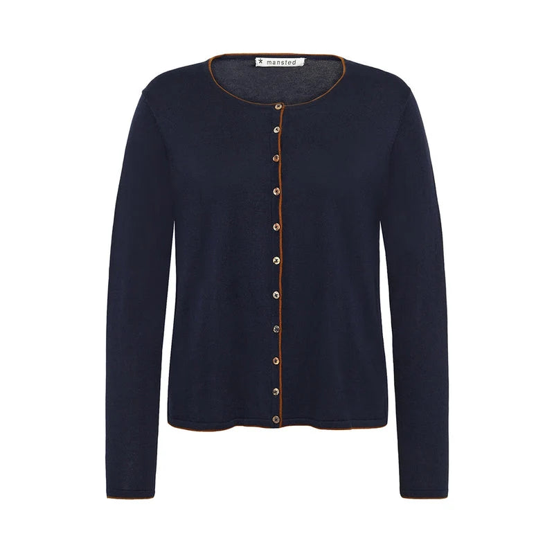 Mansted Yasmina Cardigan in Navy