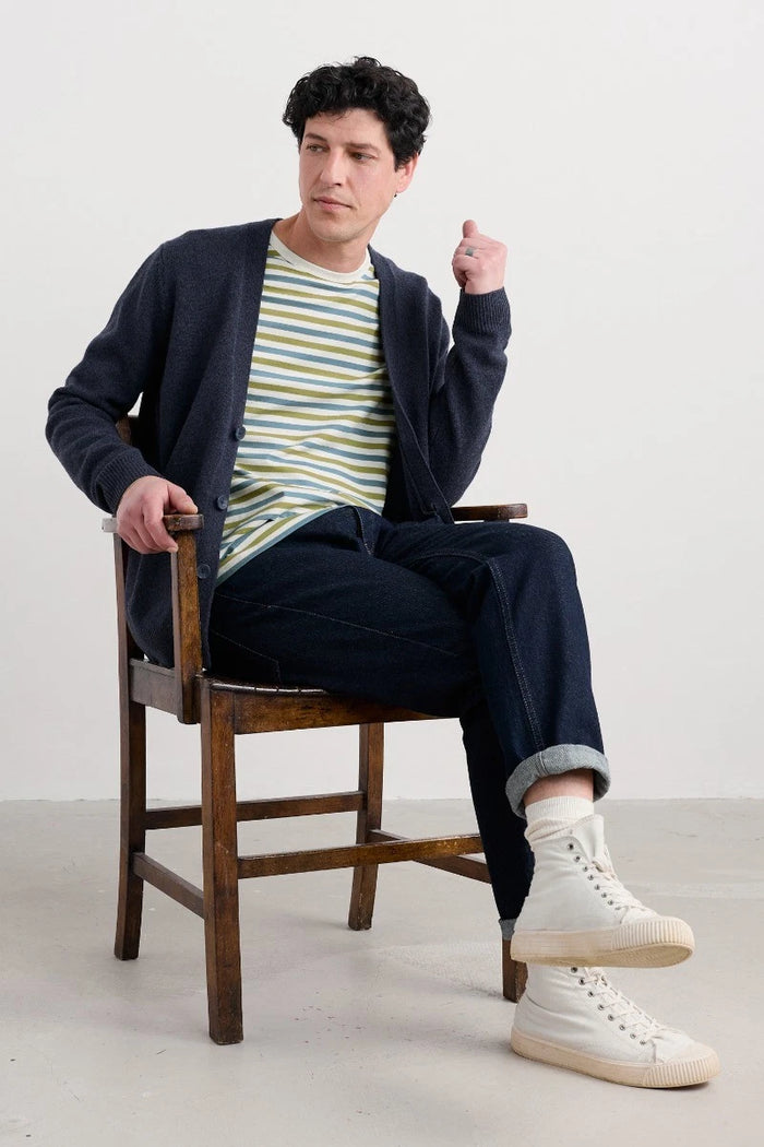 Seasalt Men's Sailor Shirt in Duet Mini Cornish Pickle