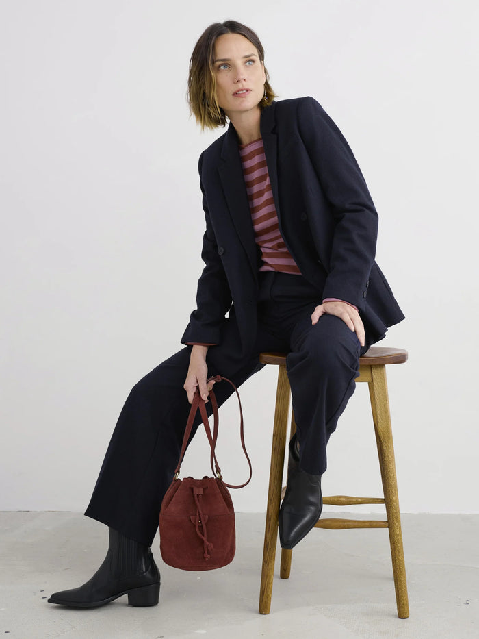 Seasalt Sailor Top in Scallion Burgundy