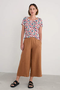 Appletree T-shirt in Parasol Floral Chalk