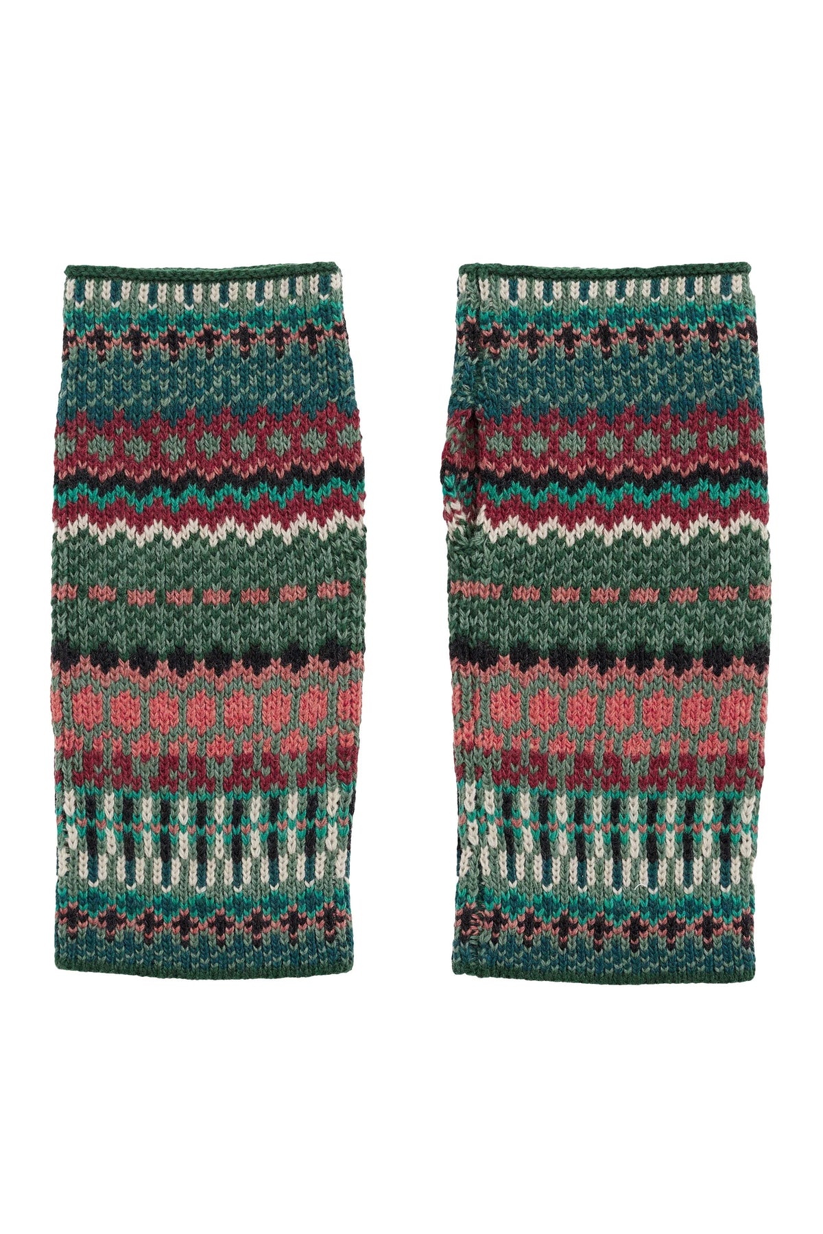 Seasalt Malva Fingerless Gloves in Weaving Needle Dark Forage