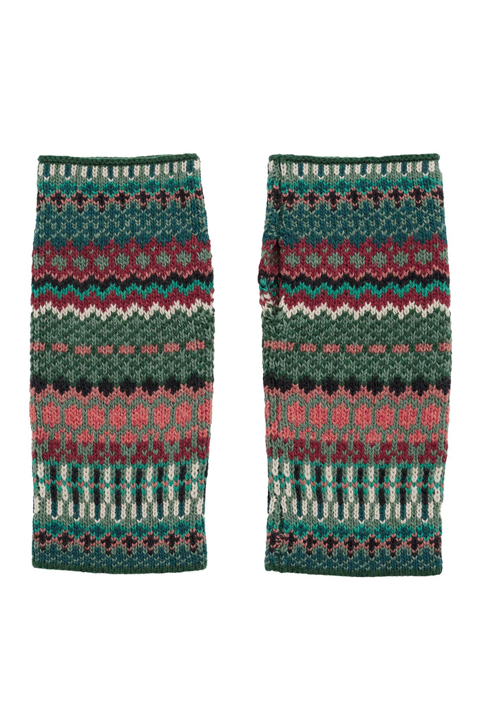 Seasalt Malva Fingerless Gloves in Weaving Needle Dark Forage