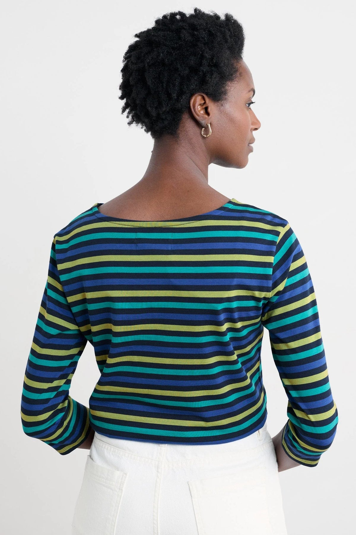 Seasalt Sailor Top in Tri Mini Cornish Emulsion