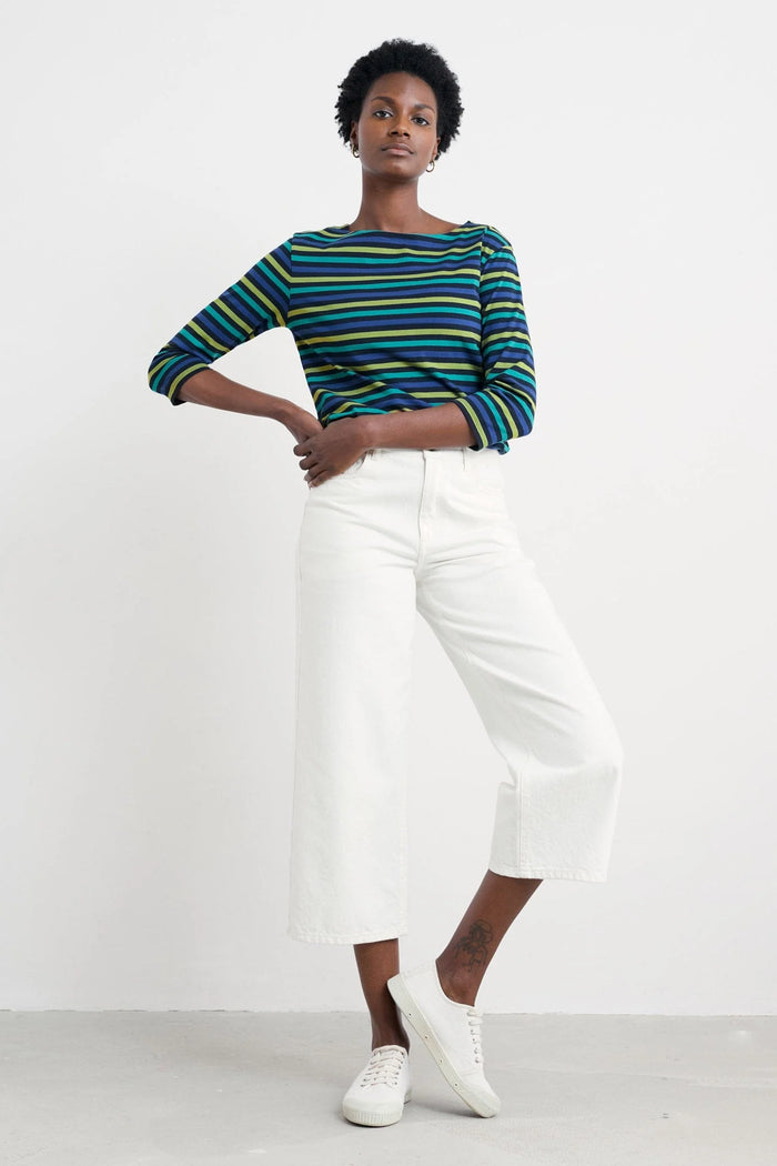 Seasalt Sailor Top in Tri Mini Cornish Emulsion