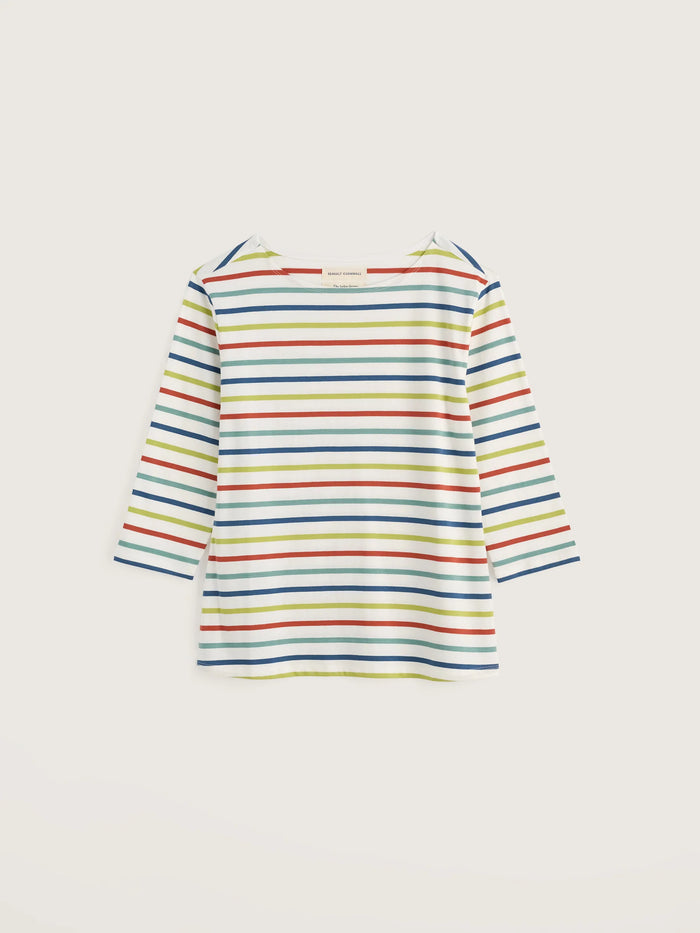 Seasalt Sailor Top in Quad Breton Avocado