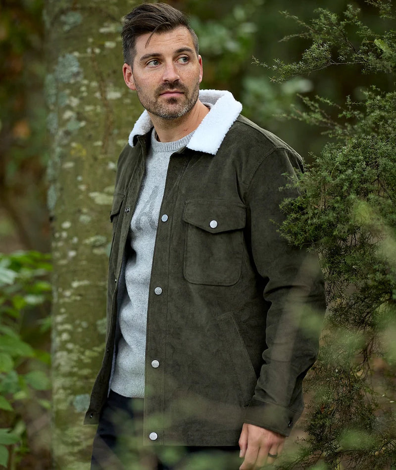 Swanndri Kaituna Corduroy Jacket in Olive