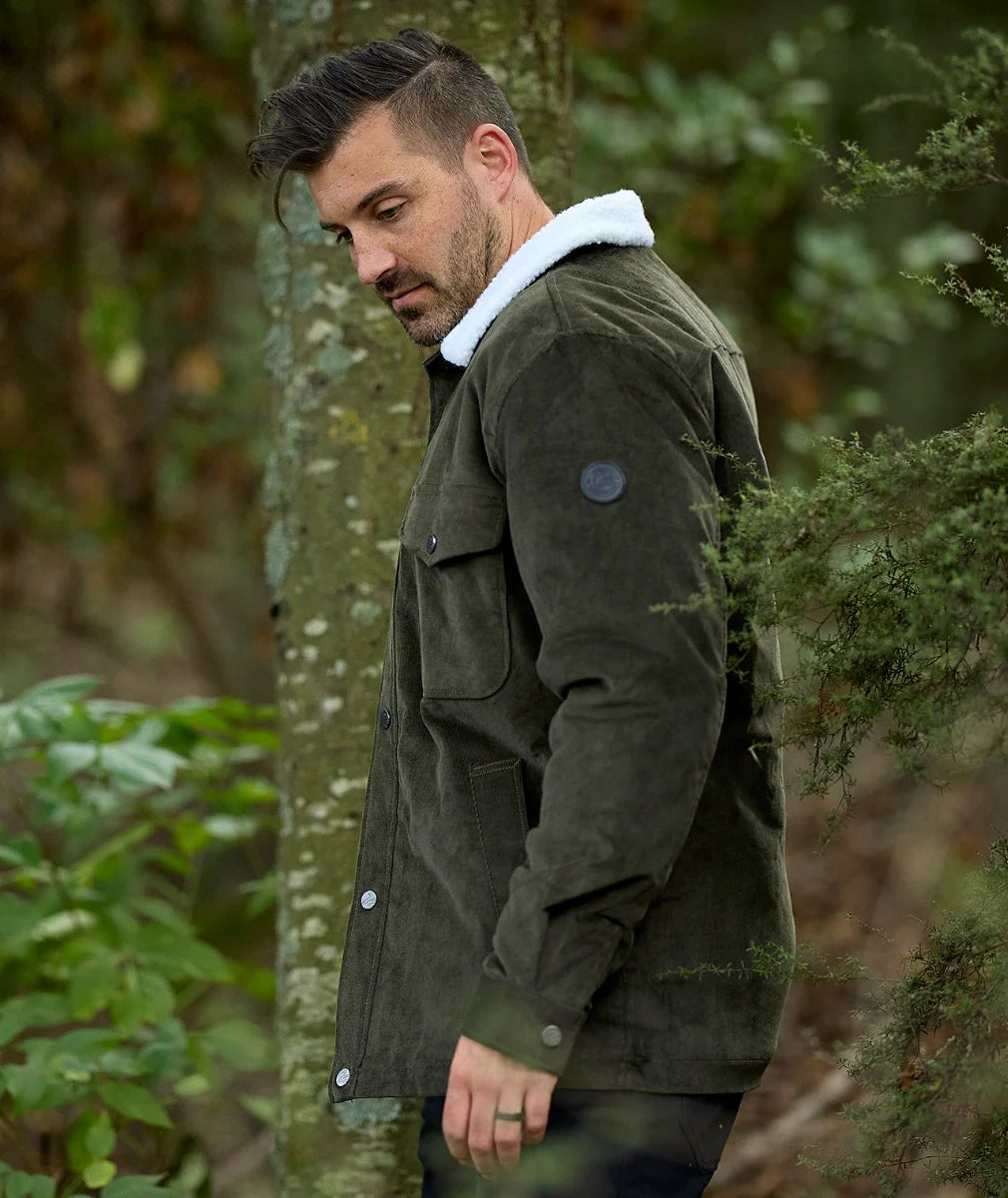 Swanndri Kaituna Corduroy Jacket in Olive