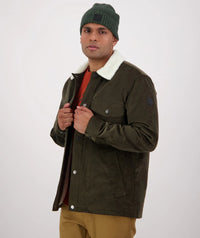 Swanndri Kaituna Corduroy Jacket in Olive
