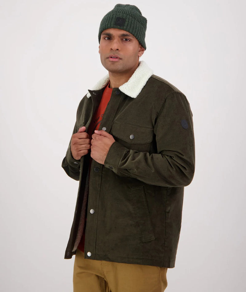 Swanndri Kaituna Corduroy Jacket in Olive