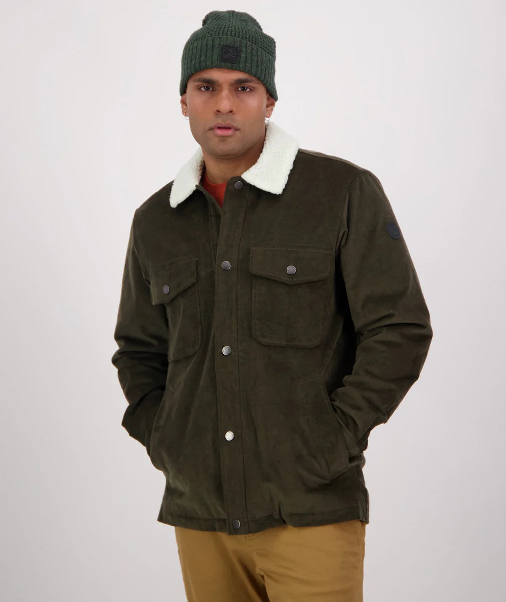 Swanndri Kaituna Corduroy Jacket in Olive