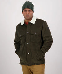 Swanndri Kaituna Corduroy Jacket in Olive