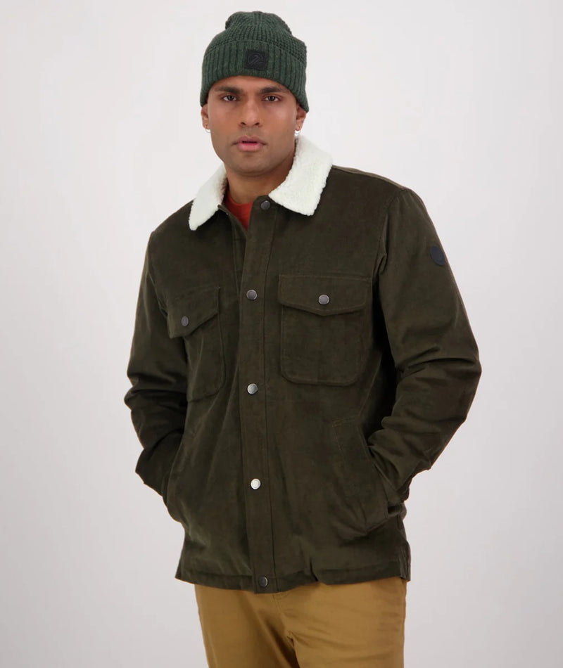Swanndri Kaituna Corduroy Jacket in Olive
