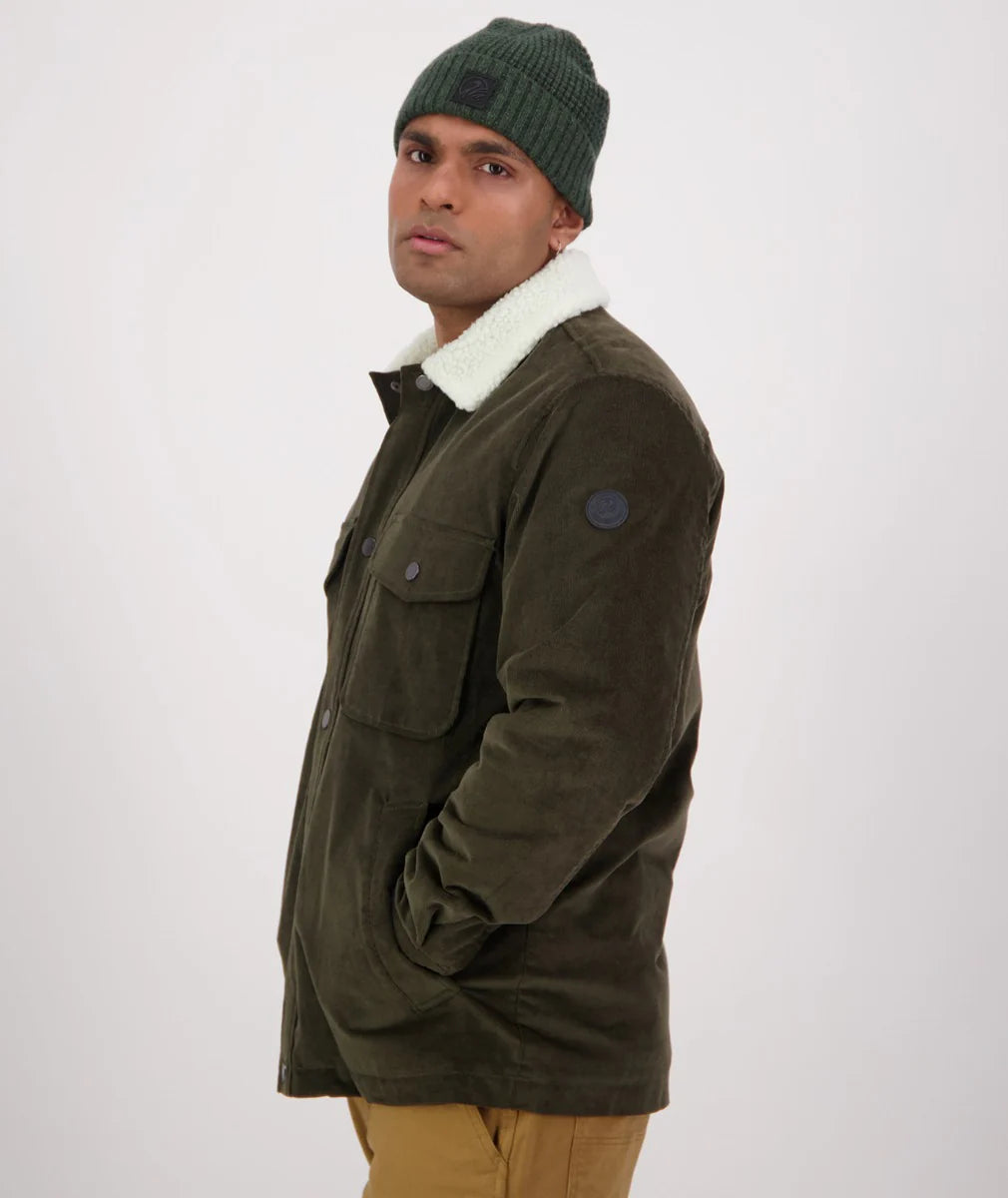 Swanndri Kaituna Corduroy Jacket in Olive