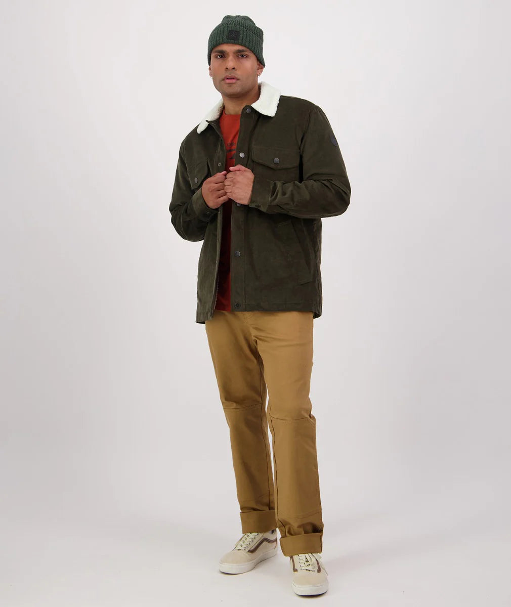 Swanndri Kaituna Corduroy Jacket in Olive