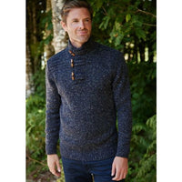 Fisherman Men's Toggle Button Jumper