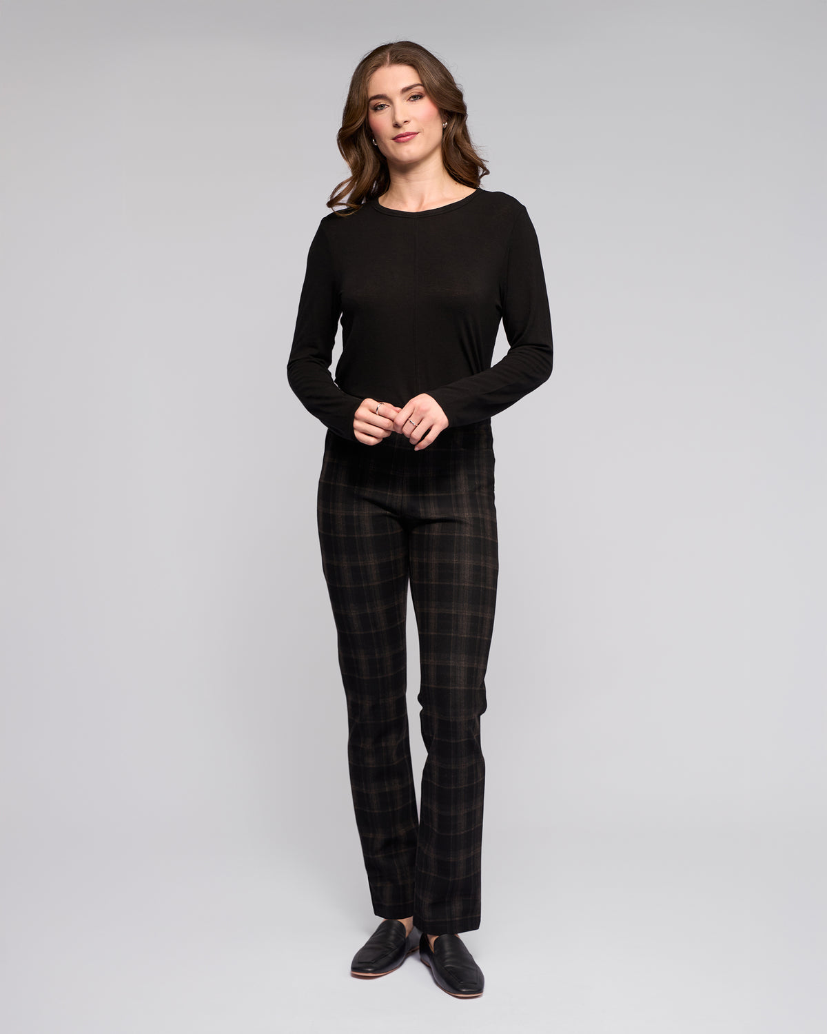 Vassalli 234 Bay Pull On Pants in Checkmate