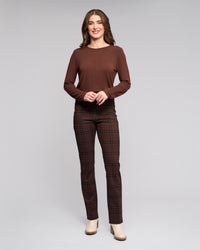 Vassalli 234 Bay Pull On Pants in Cherry Check