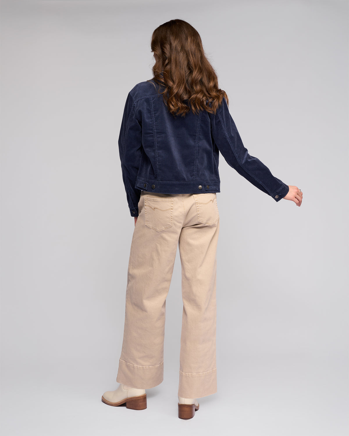 Vassalli Core Cord Jacket in Slate 4051M