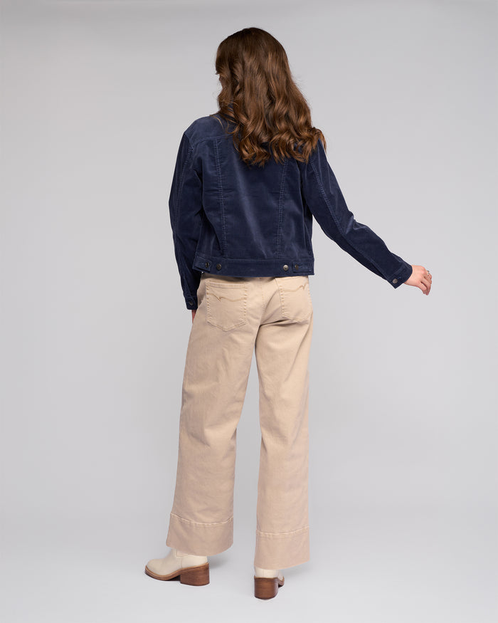 Vassalli Core Cord Jacket in Slate 4051M