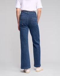 Vassalli Peace Denim Jean in Brushed Indigo 5015