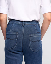 Vassalli Peace Denim Jean in Brushed Indigo 5015