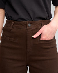 Vassalli Peace Denim Jean in Chocolate 5015