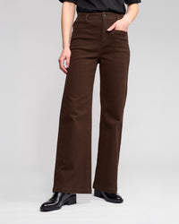 Vassalli Peace Denim Jean in Chocolate 5015