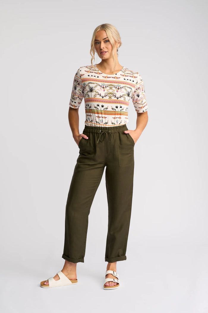Oxford Pant in Khaki 5016