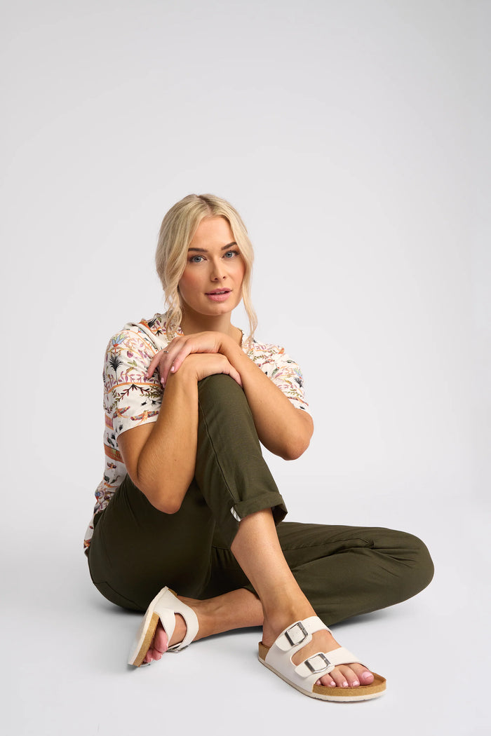 Oxford Pant in Khaki 5016