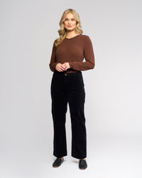 Vassalli Market Cord Pant in Midnight 5039M