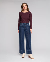 Vassalli Alley Jean in Dark Blue 5043