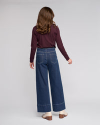 Vassalli Alley Jean in Dark Blue 5043