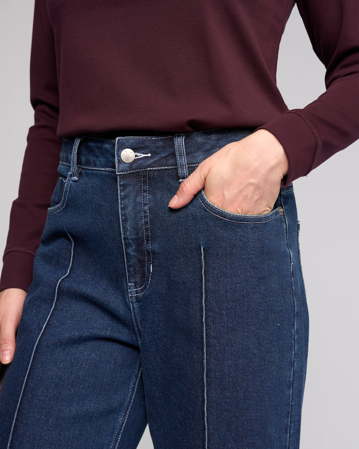 Vassalli Alley Jean in Dark Blue 5043