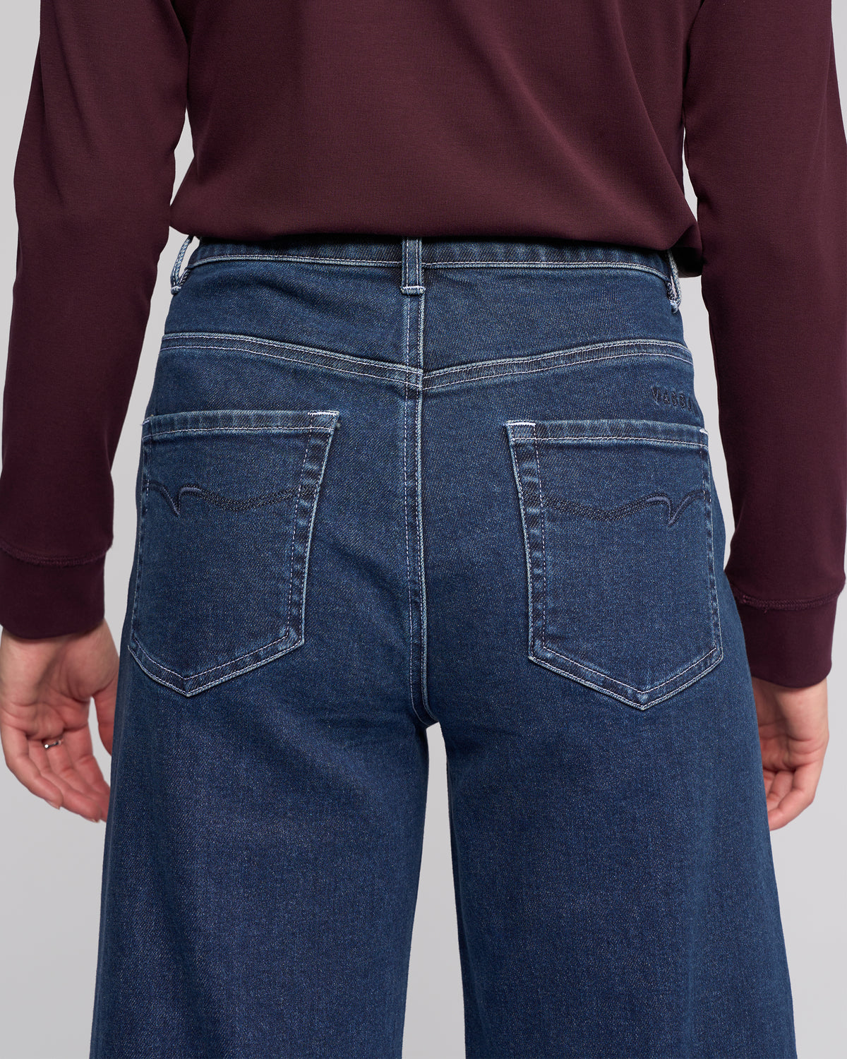 Vassalli Alley Jean in Dark Blue 5043