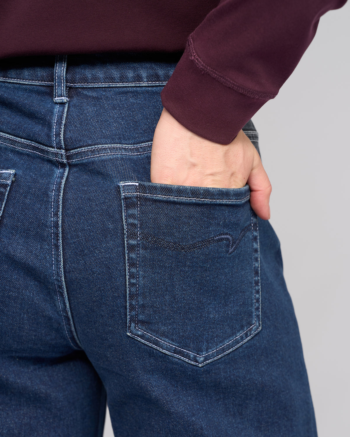 Vassalli Alley Jean in Dark Blue 5043