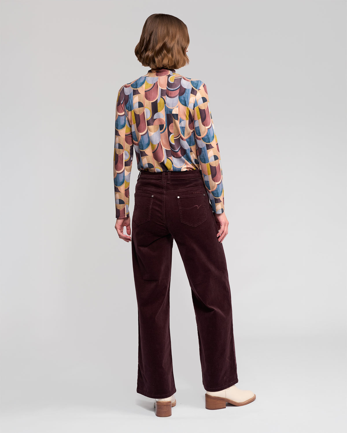 Vassalli 5995AM Wide Leg Daily Cord Pant in Multiple Colours