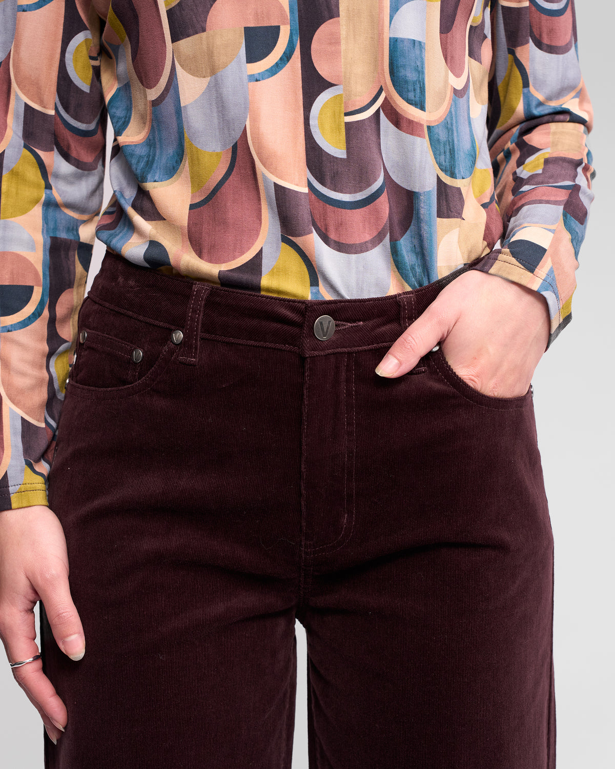 Vassalli 5995AM Wide Leg Daily Cord Pant in Multiple Colours