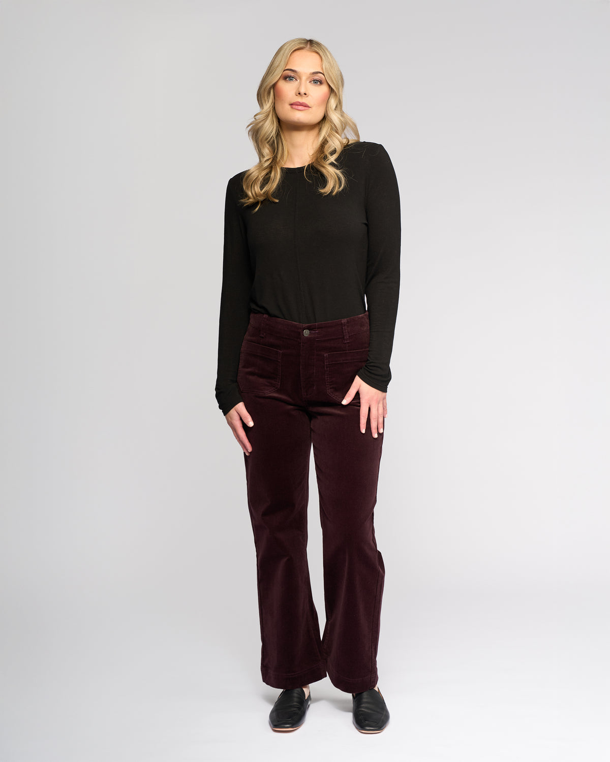 Vassalli 5995AM Wide Leg Daily Cord Pant in Multiple Colours