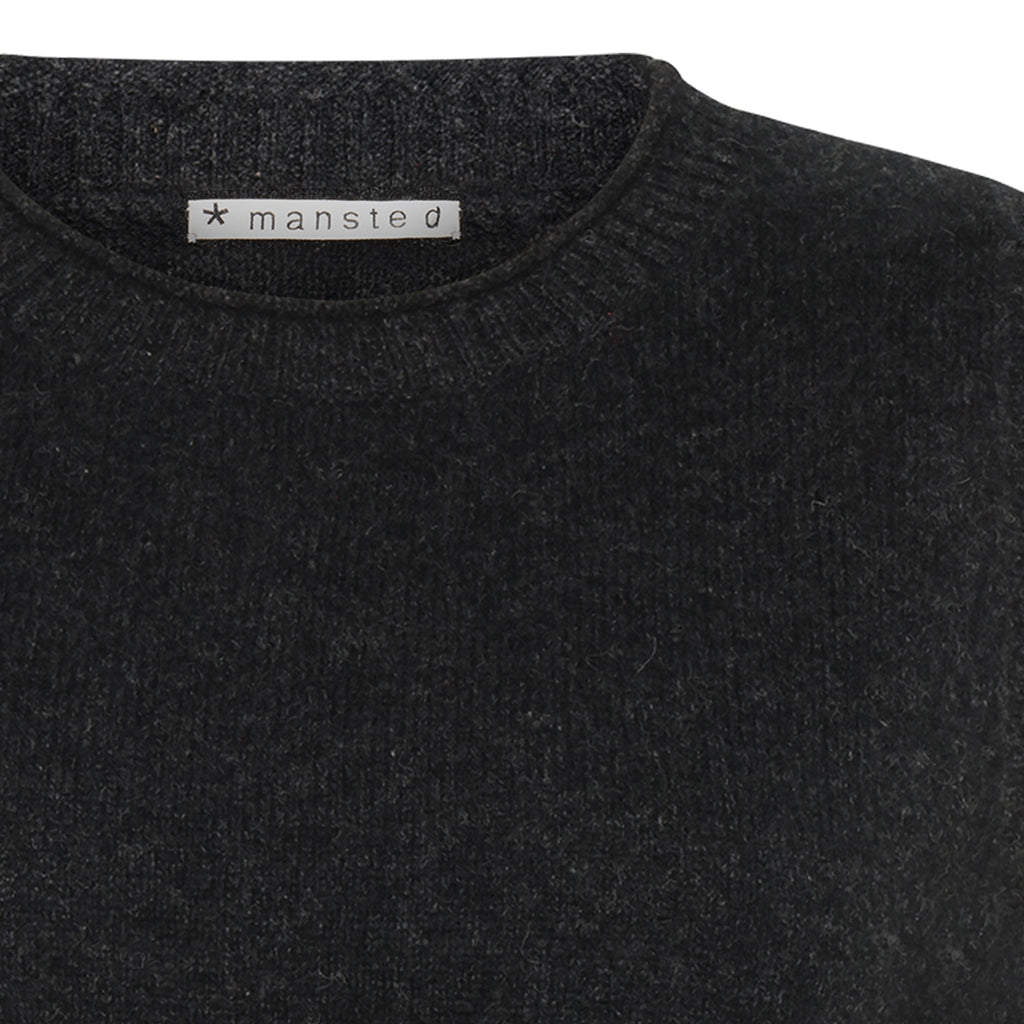 Mansted Yak Wool Zola Vest in charcoal or cold green