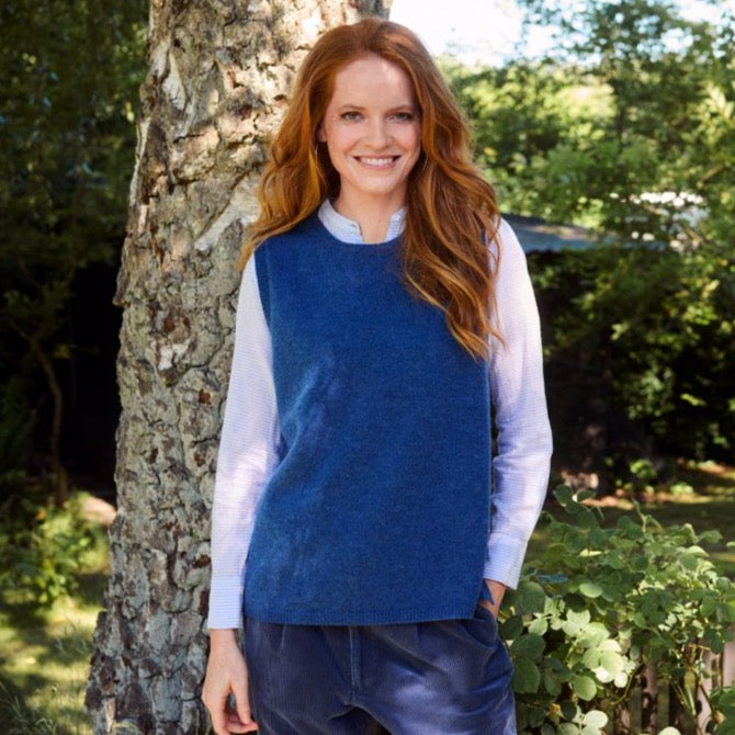Mansted Mitos Vest in Dark Blue